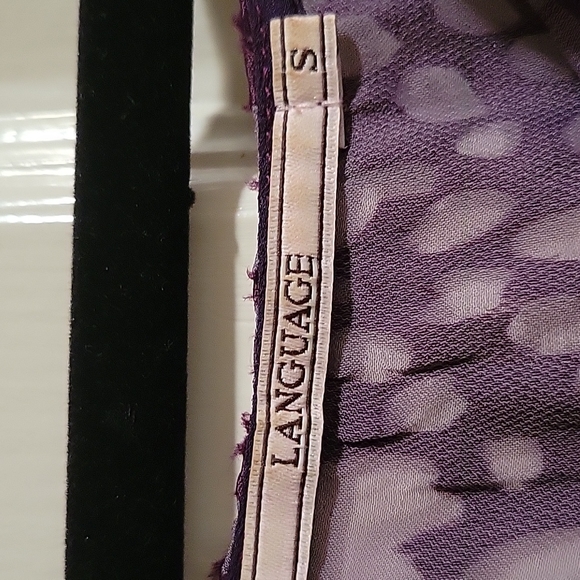 Cold shoulder blouse by language - Picture 5 of 5